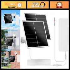40W Solar Panel Kit with 24000mAh Battery for Security Cameras, 5V/12V Output, U