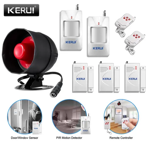 NEW Alarm Standalone Home Security System Garage Detect Anti-theft Loud Alert 