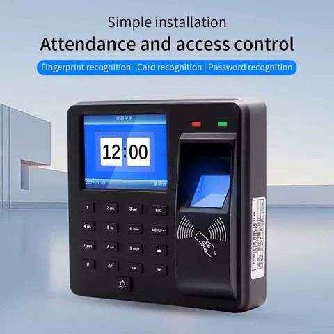 Mini Biometric Fingerprint Access Control 125khz RFID Reader 1000 User USB Time 