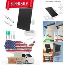 Compact 4W Solar Panel for Secure Outdoor Camera Charging - Ultimate Durability