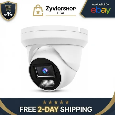 4K 8MP PoE IP Turret Camera Outdoor Night Vision HD