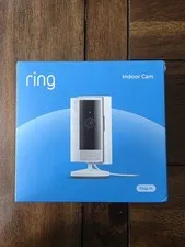 Ring Indoor Cam 2nd Gen Plug-In 1080p HD WiFi Security Camera White