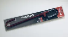 New The Club CL303 Pedal To Steering Wheel Anti-Theft Lock Red Black