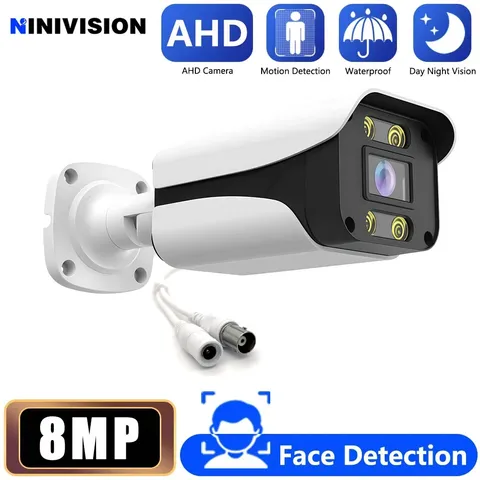 5MP Wired CCTV Analog Security Camera outside Street Waterproof AHD Dome Video S