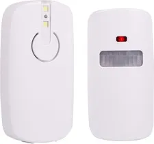 Motion-Sensing Driveway Alarm, Battery Operated, Flashing LED Light, Wireless...