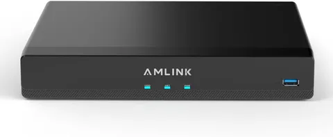 AMLINK 12MP 8CH PoE AI NVR ALN-4108E Smart Security Recorder 20TB Max