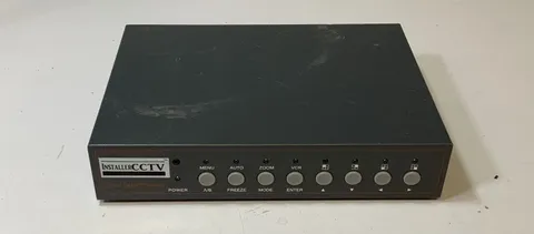 InstallerCCTV 4CH Video Color Quad Multiplexer, F6B