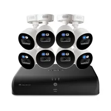 Lorex 4K 12 Channels 2TB DVR System (Open Box) with 8 Bullet Cameras (New)