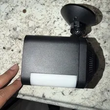 Ring Spotlight Cam Plus, Battery - Black . Two Batteries