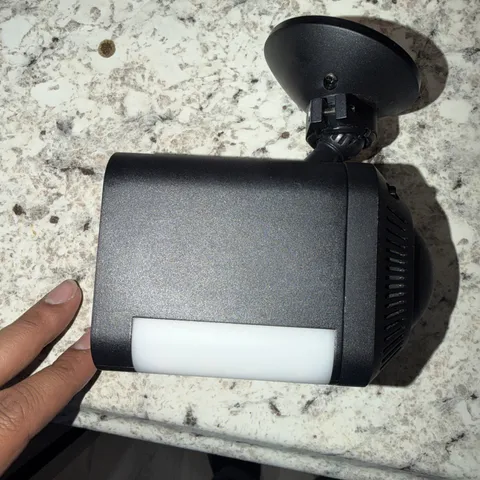 Ring Spotlight Cam Plus, Battery - Black . Two Batteries