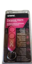 SABRE Personal Alarm: 120dB, Audible 1,280 Feet, Reusable, Pink NEW FREE SHIP