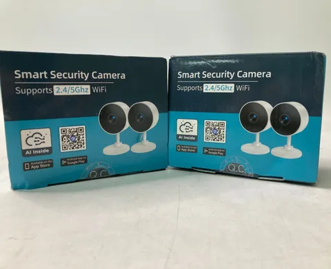 Lot of 2 MySight AI Smart Security Camera Smart Detection