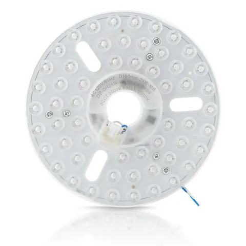 HKZTUY Ceiling Fan LED Light Replacement Panel, 24W 6.3 in, 6.29 Inch, White