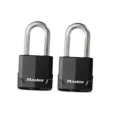 M515XTLH Magnum Heavy Duty Padlock with Key, 2 Pack Keyed 2 Pack, Keyed-Alike