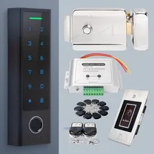 HOMSECUR IP66 APP WIFI RFID Access Control Set Electric rim lock