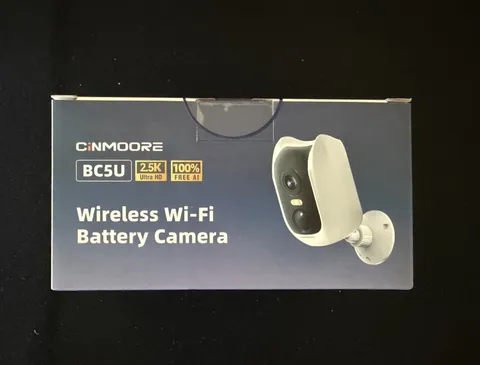 New Cinmoore BC5U 2.5K UHD Wireless Camera w/ 32GB High Endurance Micro SD Card