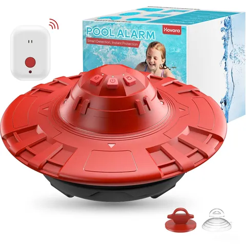 Pool Alarm, Floating Pool Safety Alarms for Inground & Above Ground Pools