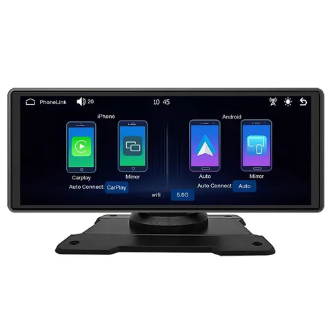 9.3" Wireless 1080P Smart Screen Android Car Video Player Dash Cam Drive Record