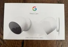 Google Nest Cam Indoor/Outdoor Battery Surveillance Camera, 2-Pack