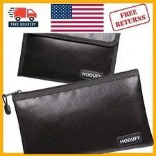 Essential Fireproof Organizer Set - 10.6"x6.7" & 5"x8" for Safe Document Storage