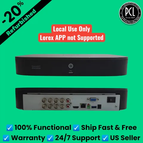 ✅ Lorex D861A8B-Z 4K Digital Video Recorder DVR 1TB HDD Local Use Only READ