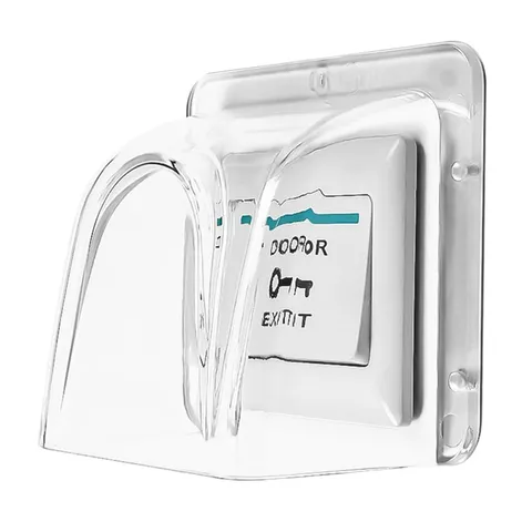 Push to Exit Button Switch Rain Cover,Transparent Door Keypad Cover Weatherpr...