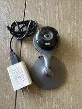 Google Nest Cam Indoor Security Wi-Fi Camera 1st Gen A0005 + power cord