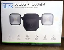 NEW Blink Outdoor Camera + Floodlight System Wireless 1080p HD Security Black