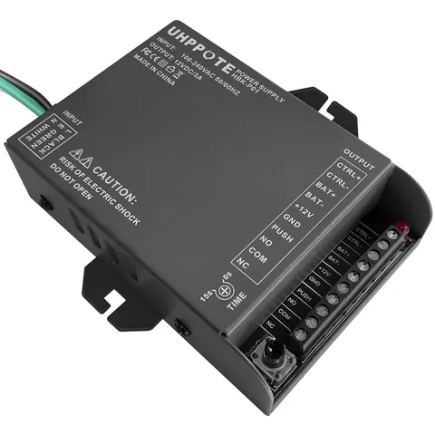UHPPOTE UPS Access Control Power Supply 12V 3A Worldwide Voltage 100-240VAC | Ba