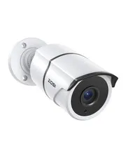 2MP 1080P HD-TVI CCTV Home Security Camera with Audio, Built-in Mic, IP66 Wea...