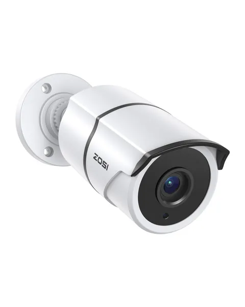 2MP 1080P HD-TVI CCTV Home Security Camera with Audio, Built-in Mic, IP66 Wea...