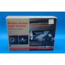 Heath Zenith Motion Sensor Light Control Infrared Outdoor Security Grey SL-5407