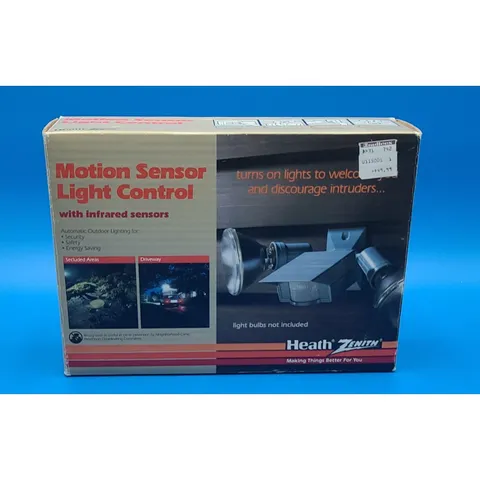 Heath Zenith Motion Sensor Light Control Infrared Outdoor Security Grey SL-5407
