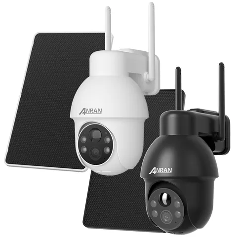 ANRAN 3K Security Camera System Solar Battery Powered Outdoor Wireless PIR Alarm