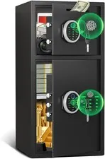 2026 NEW Large Home safe Fireproof Waterproof 6.0 Cub Money Safe W/ Drop Slot