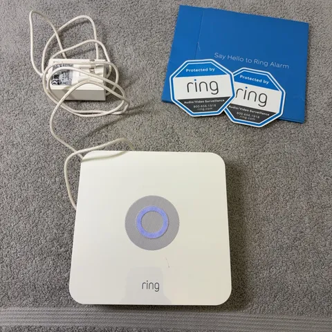 Ring Alarm Base Station 2nd Gen 4HB1U90EN0 Hub Battery PSU Tested White