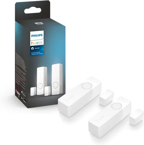 Smart Contact Sensor 2-Pack for Indoor Doors & Windows - Hue Bridge Required