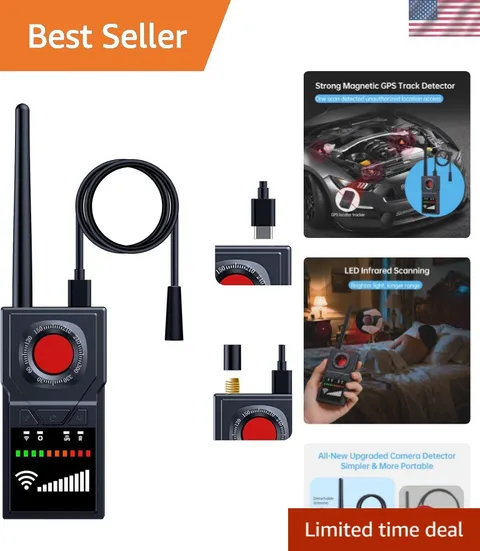 Multifunctional Hidden Camera Detector & GPS Detector With Silent Mode | Anti...