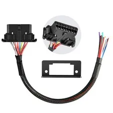 Autel OBD2 16Pin J1962 Female to OBDII Pigtail Cable Fixed Wire Harness