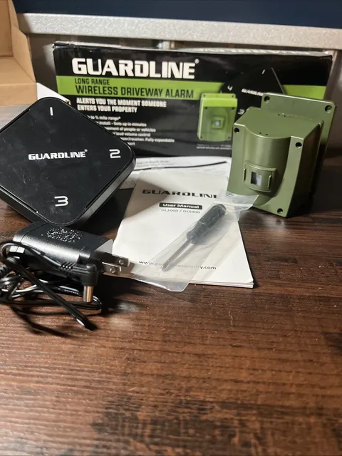 NEW Guardline GL5000 Wireless DRIVEWAY ALARM System (1 Receiver & 1 Sensor)