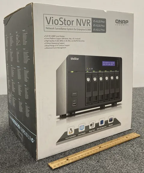 VioStor NVR QNAP VS-6116 Pro+ Network Surveillance System For Enterprise  - NIB