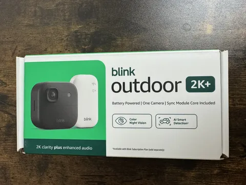 Blink - Outdoor 2K+ Wireless Smart Security Camera, 2K video, Two-way audio