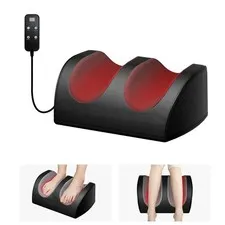 LINGTENG Foot Massager with Heat and Foot Massage, Electric Foot Massager with C