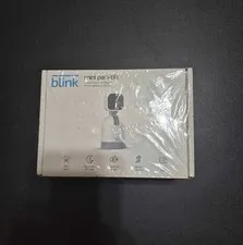 Blink Mini Pan-Tilt Camera - White - Still in Wrapping