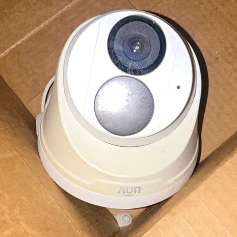 UNV Wired IP/Network Dome Security Camera, Color, White, Indoor Only (1 Camera)