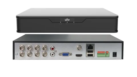 UNV 8-Ch Hybrid XVR301-08Q3 5-in-1 DVR 8MP Lite 4K HDMI 1-SATA 16TB Support NDAA