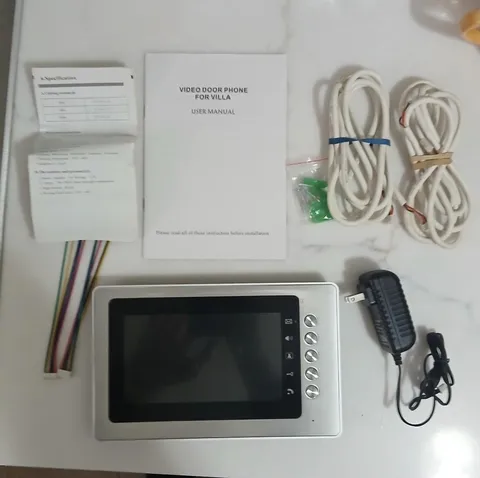 STAINLESS STEEL, IN DOOR TFT LCD DISPLAY SCREEN STATION NEW. NO OUT DOOR UNIT