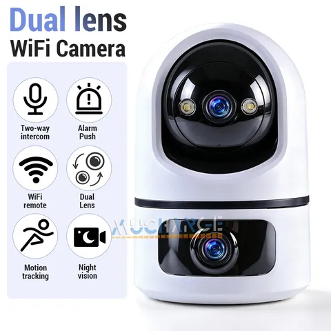 5G WIFI Seurity Camera Dual Lens 3MP+3MP 2K Home Indoor Night Vision SmartCam