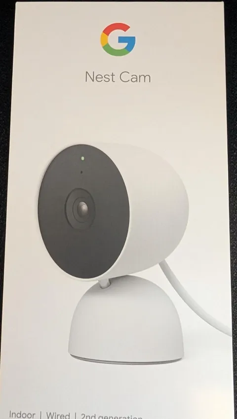 Google Nest Cam Indoor Wired 2nd Generation White GA01998-US