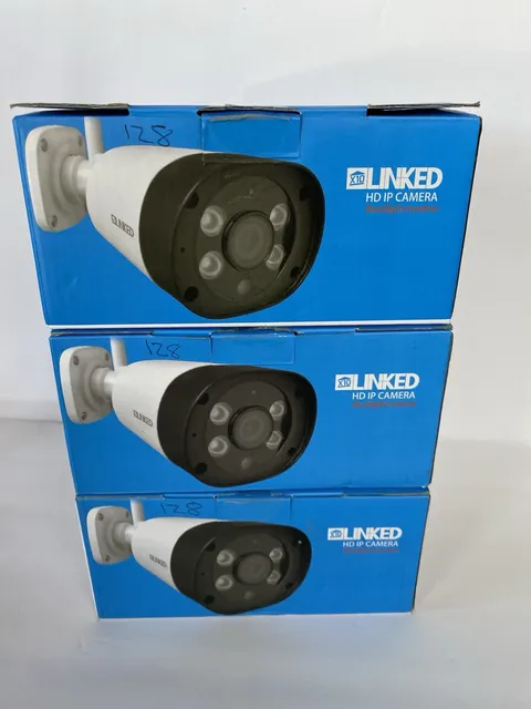 X10 LINKED HD IP Outdoor Security Camera LOT OF 3